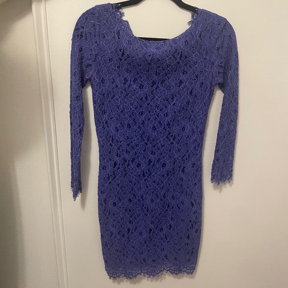 Purple lace dress size S